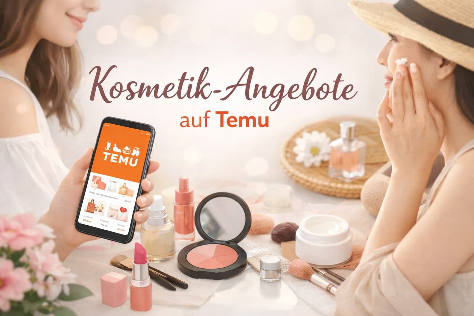 Kosmetik-Angebote auf Temu für smartes Online-Shopping