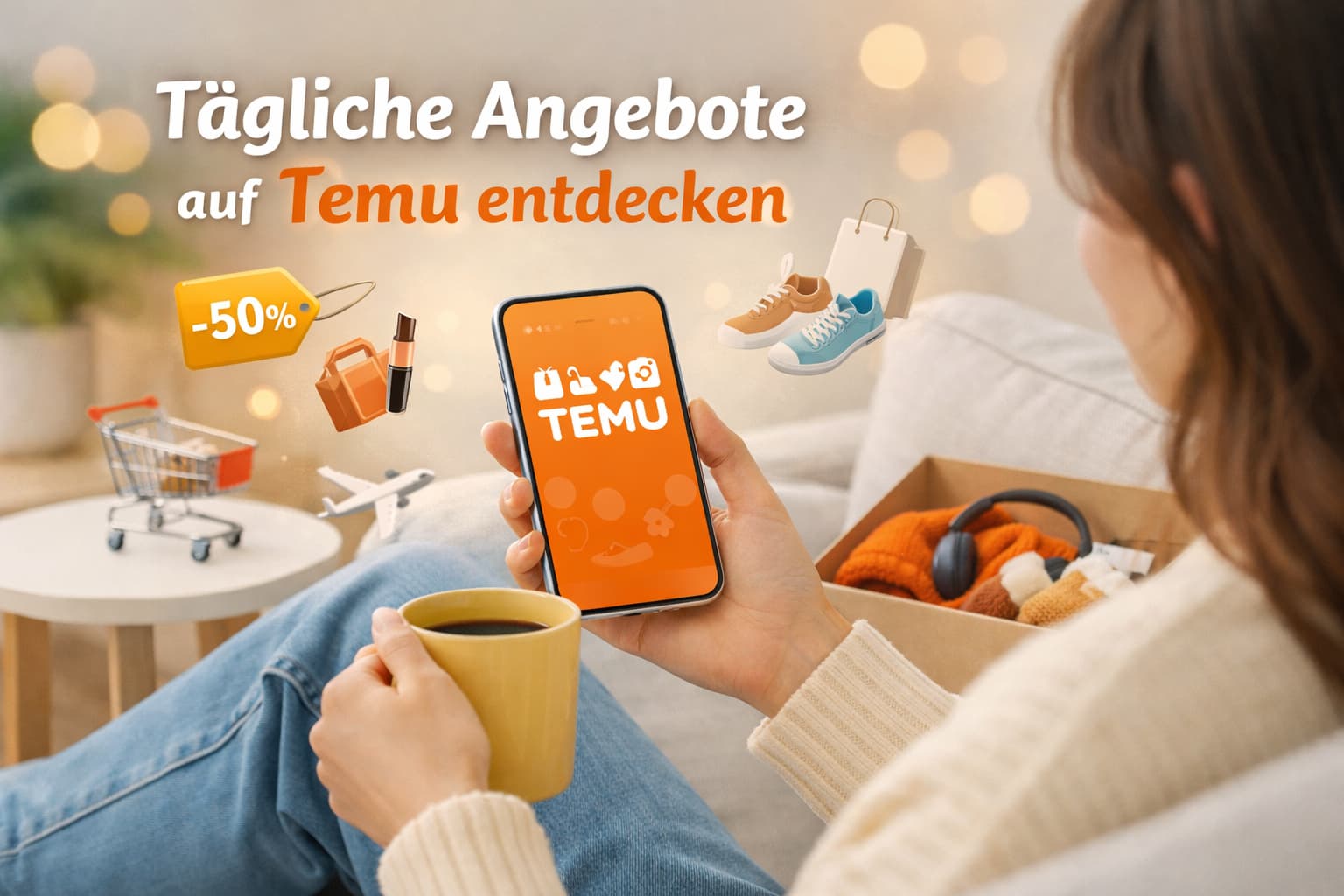 Tägliche Angebote auf Temu entdecken und sparen