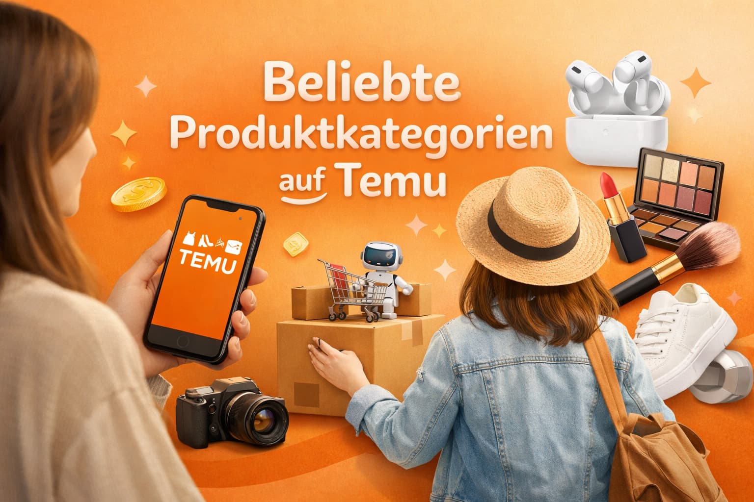 Beliebte Produktkategorien auf Temu entdecken und clever shoppen